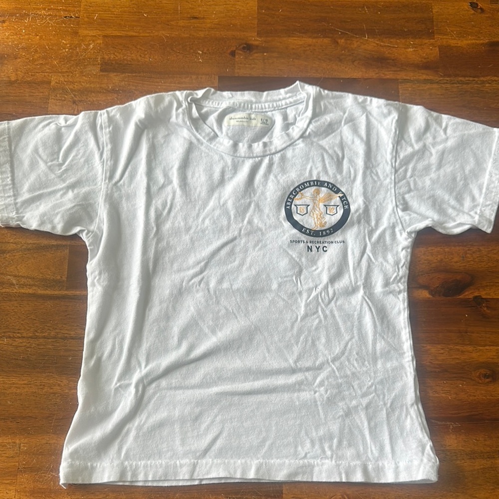 Abercrombie Kids White Short Sleeve Tee